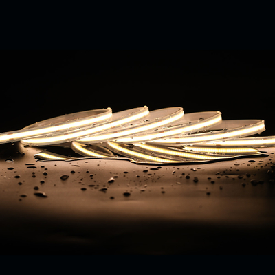 8MM PCB Lebar Fleksibel COB LED Light Strips dengan 480 LED dan CE RoHS UL Sertifikasi
