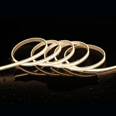 480Leds Compact 8mm COB LED Strip Light untuk Aplikasi DC12V/24V Desain yang lancar