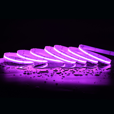 Lampu strip led 16w berkualitas tinggi pita 3M berwarna pintar 5m 12v 24v rgbw cob led strip
