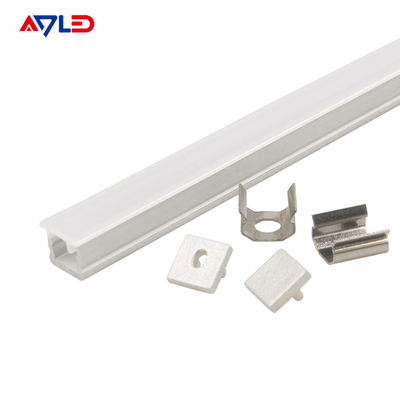 0606 LED Aluminium Profile LED Strip Profile Channel Light Diffuser Extrusion Channel untuk strip LED