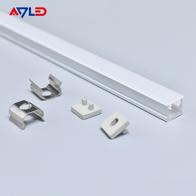 0606 LED Aluminium Profile LED Strip Profile Channel Light Diffuser Extrusion Channel untuk strip LED