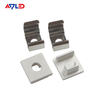 aluminium profil saluran rumah untuk fleksibel led strip permukaan modul lampu linier