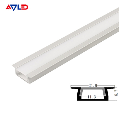 1606B Aluminium lampu strip profil Thin Strip Spot Light Profile tangga Dekoratif linier