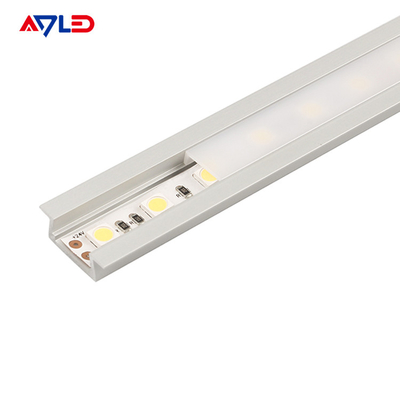 1606B Aluminium lampu strip profil Thin Strip Spot Light Profile tangga Dekoratif linier