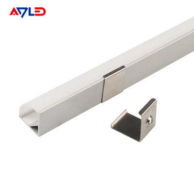 LED Strip Profile Channel Light Diffuser Corner Extrusion Channel LED Aluminium Profile untuk LED Strip