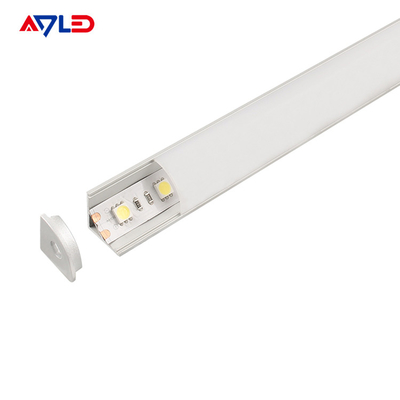 LED Strip Profile Channel Light Diffuser Corner Extrusion Channel ADP-1616B untuk LED Strip