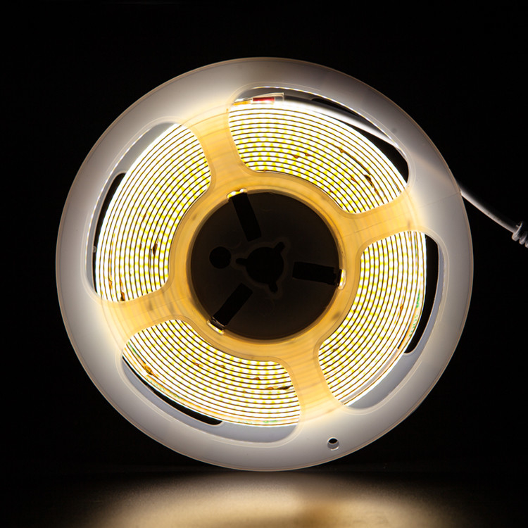 Gulungan Strip Led Premium 5 Meter tongkol di bawah lampu strip kabinet CRI90 528 led/m, 1000Lm/m
