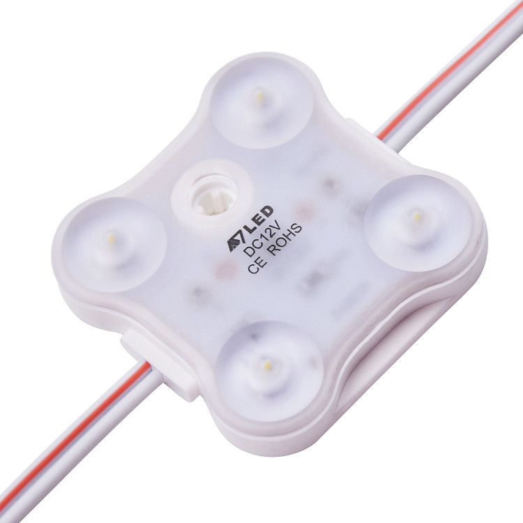 3000/4000/6500K DC12V 1.8W 4 LED Modul Terbaik Untuk Kotak kedalaman 80-200mm Tanda