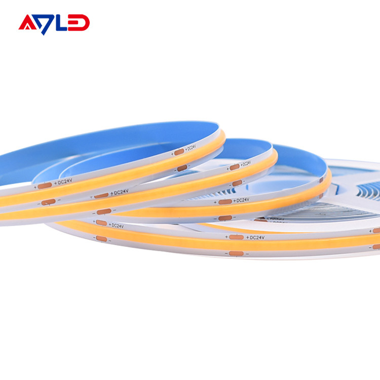 COB LED Strip Light 480LEDs CRI 90+ Glow Seragam tanpa titik Tidak tahan air IP20 Fleksibel