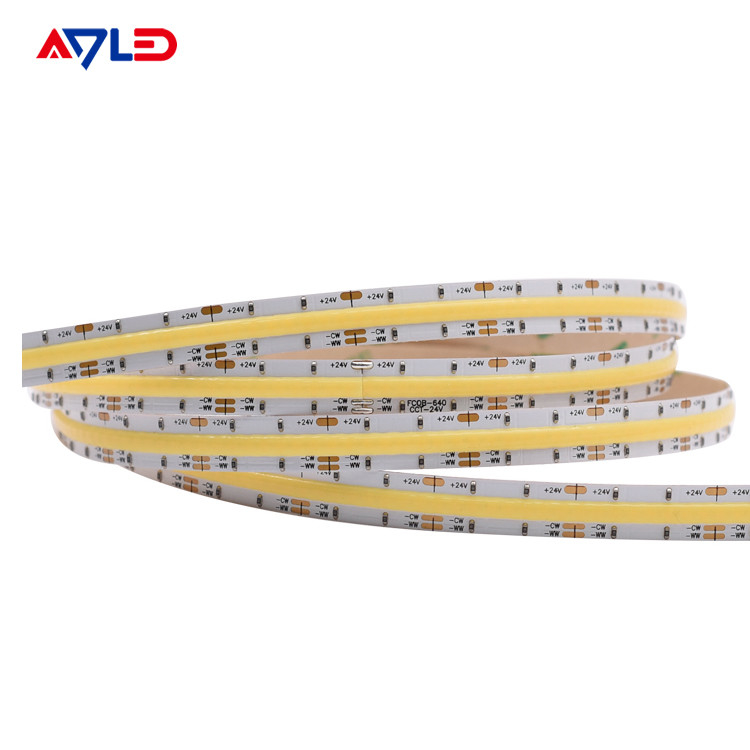 High Density Led Strip 16.4Ft 640Led/M Korélasi Suhu Warna Cahaya Led Dimmable