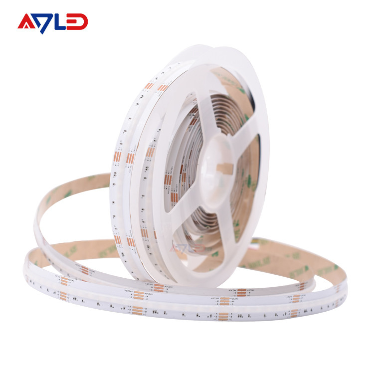 Lampu LED Strip Eksterior Berwarna DC12V 24V Dotless RGB LED Strip Super Bright