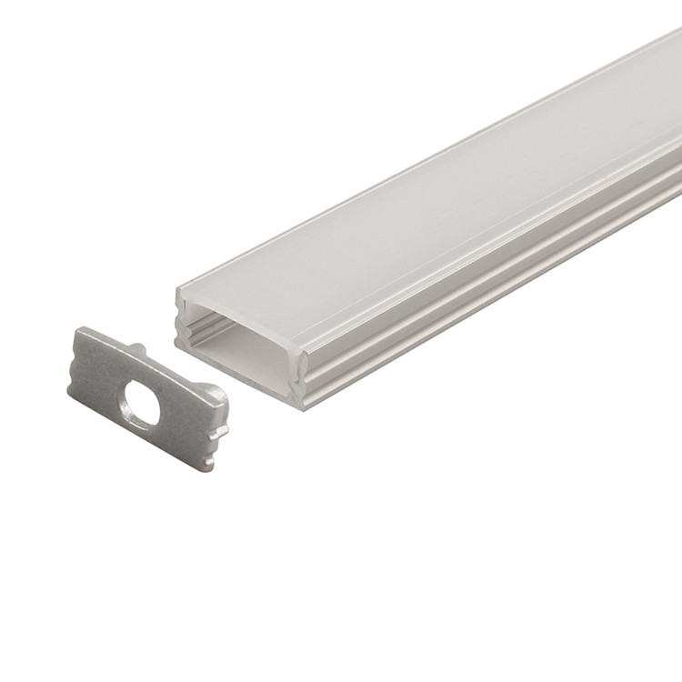 1706 LED Aluminium Extrusion Recessed Profile untuk LED Strip Cocok untuk indoor atau outdoor