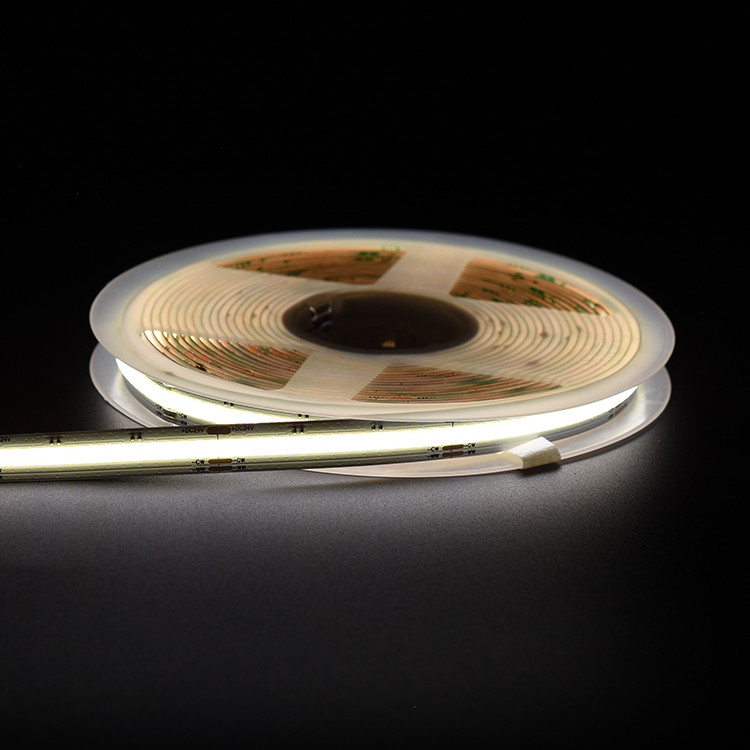 640led/M COB CCT Led Strip Light 3000K hingga 6500K Suhu Warna DC24V IP20/IP65