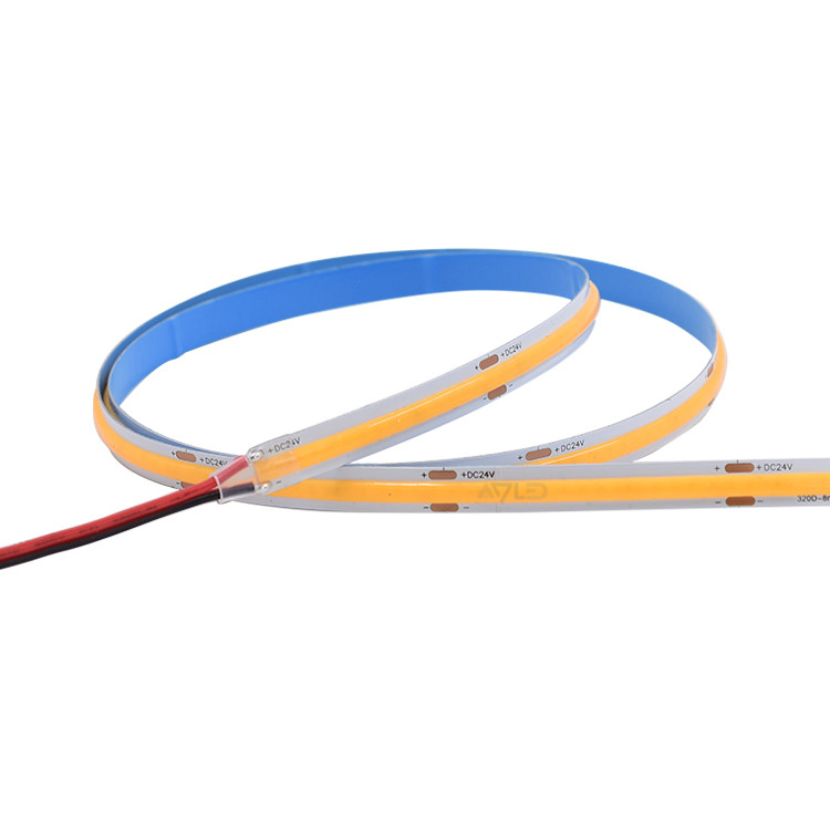 UL Cob Strip 8mm 10mm 320leds Cob Led Light Outdoor Waterproof Cob Led Fleksibel Strip Light