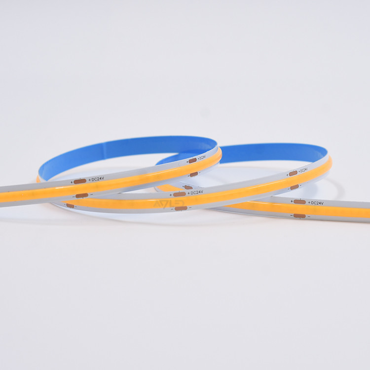 8mm/10mm Lebar Waterproof COB LED Flexible Strip Light UL Sertifikasi 320LEDs 4000K Suhu Warna
