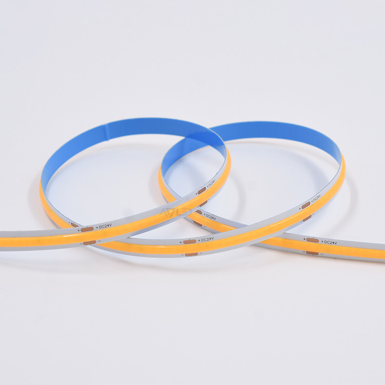Fleksibel COB LED Strip Light Dengan 320 LED Di 3000K 4000K Atau 6500K CE Dan RoHS Sertifikasi 24V Atau 12V