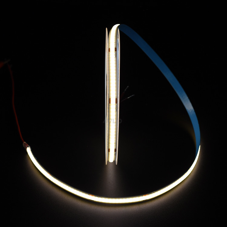 320 LED Fleksibel COB LED Strip Light dalam 3000K/4000K/6500K CE dan RoHS Sertifikasi 24V/12V