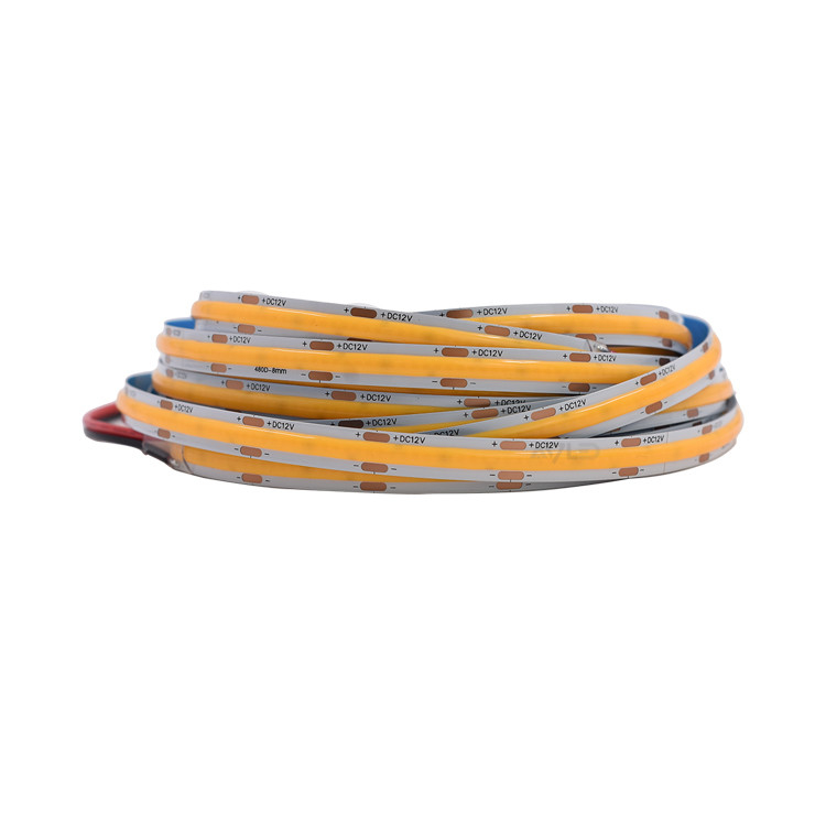 Reel To Reel 10mm PCB Board IP20 Cob Led Lampu Tanpa Titik COB LED Strip