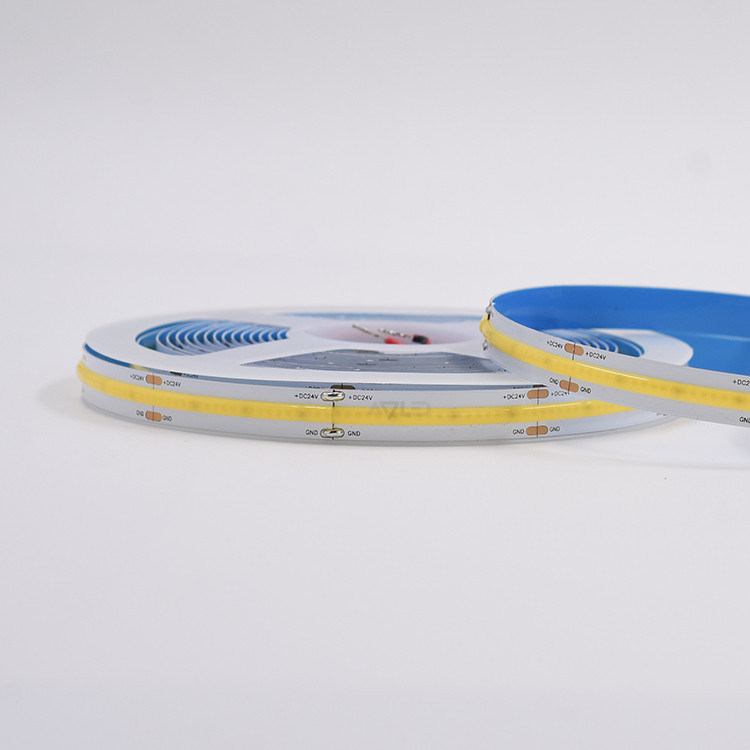 3000k 4000k 6500k COB Light Strip New Arrival Design 504 Leds/M 12W/M untuk Proyek Pencahayaan