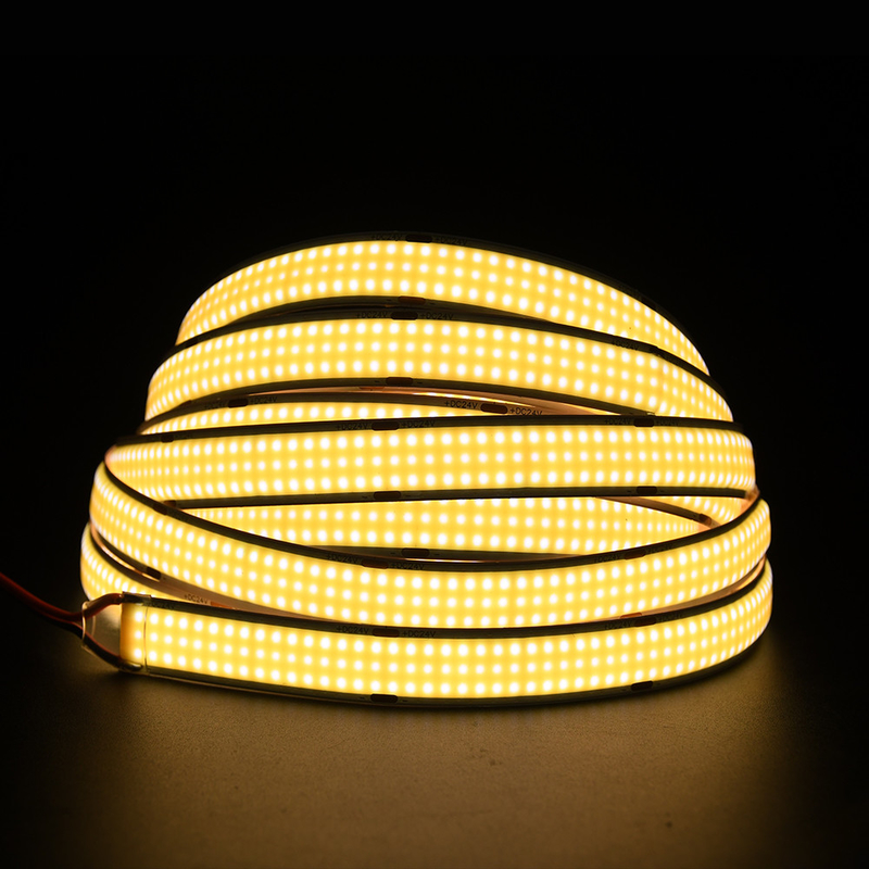 3 tahun garansi IP20/ip65 tahan air cob lampu lembut putih 2700K 960 led per meter 15mm pcs borad