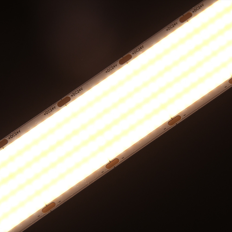 300LSE Self Adhesive IP20 Free Arbitrary Bending Super Bright High Density Linear Flexible Cob Tape 1600 Led