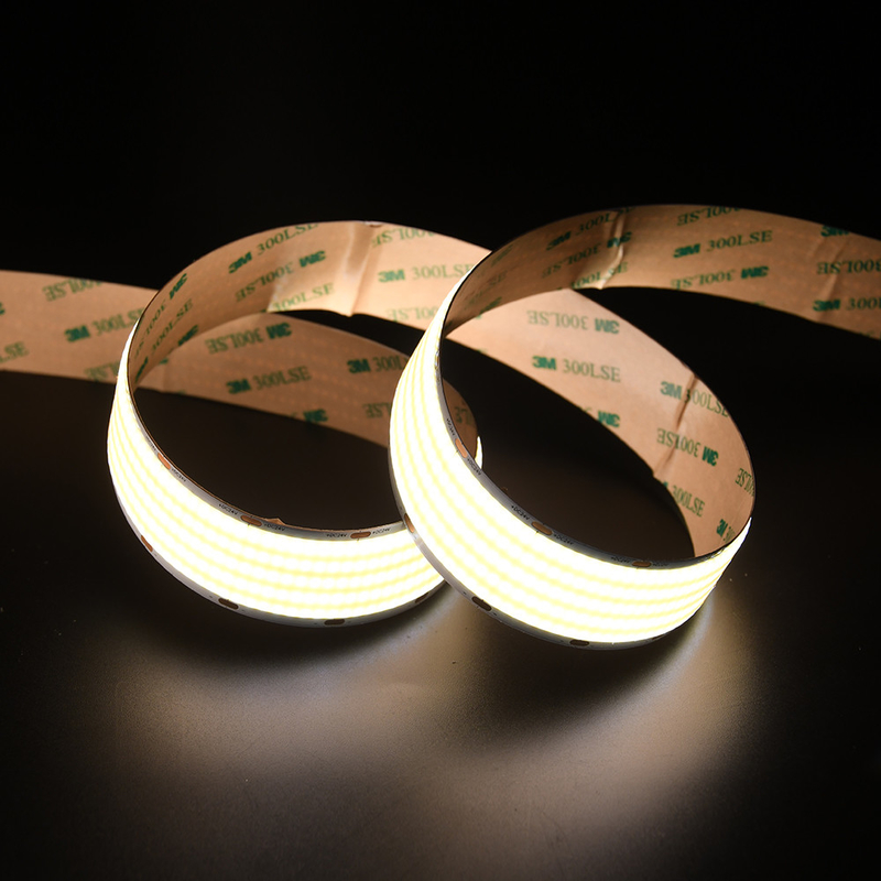 ADLED 30MM papan pcb 1600leds fleksibel pita LED DC24V COB strip 90 CRI Fleksibel Seragam 40w/M