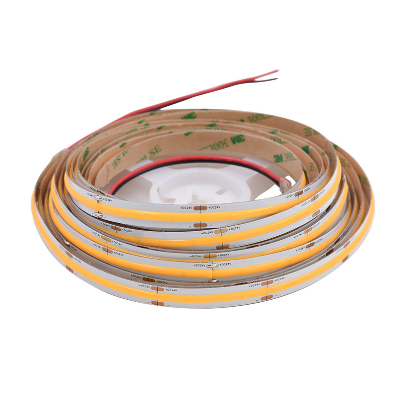 Ribbon LED Fleksibel Densitas Tinggi Dengan 528 LED 8mm Lebar Ra90 Warna