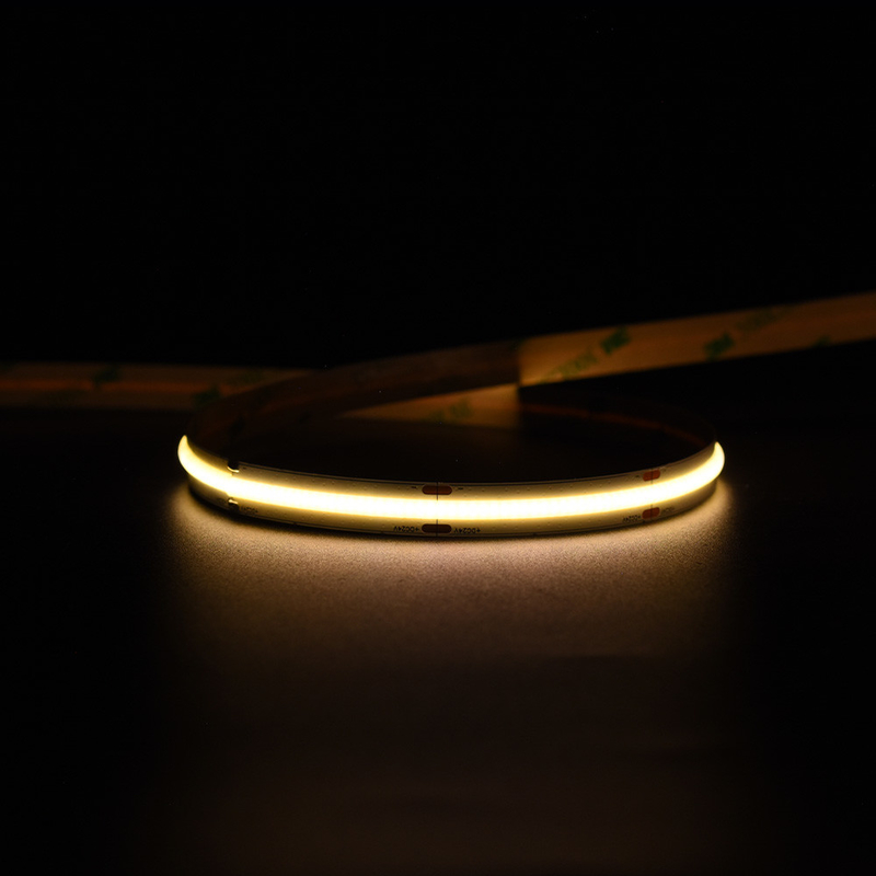 Tidak ada Unit Pemotong Minimal Bebas Panas Putih COB LED Strip 14W/M 5M Per Roll 1400LM/M