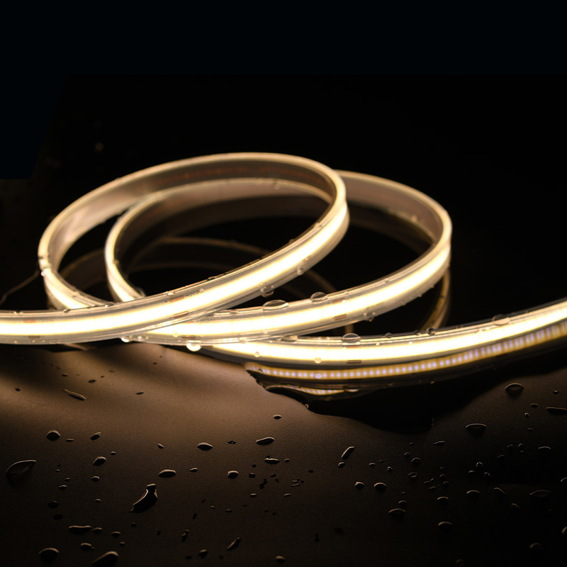 10mm PCB COB LED Strip 480 LED IP20/IP67 Waterproof DC12V/DC24V CRI 90 Lebar PCB 8MM