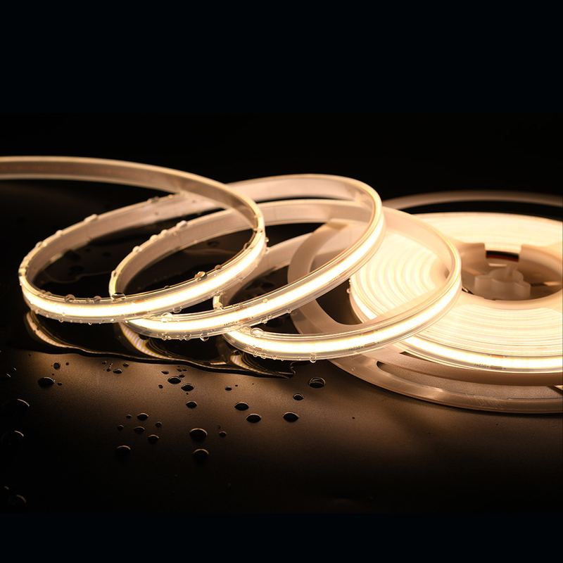 1000LM Kecerahan COB LED Strip RGB RGBW 3000K 4000K 6000K Opsi 480 LED / m CRI 90-95 5m Rolls