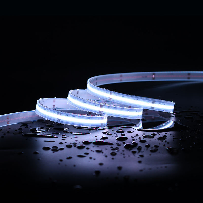 lampu strip led komersial pabrik profesional penuh warna RGBW lampu strip pintar ip20 ip65 COB LED Strips