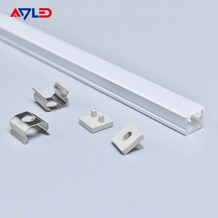 0606 LED Aluminium Profile LED Strip Profile Channel Light Diffuser Extrusion Channel untuk strip LED