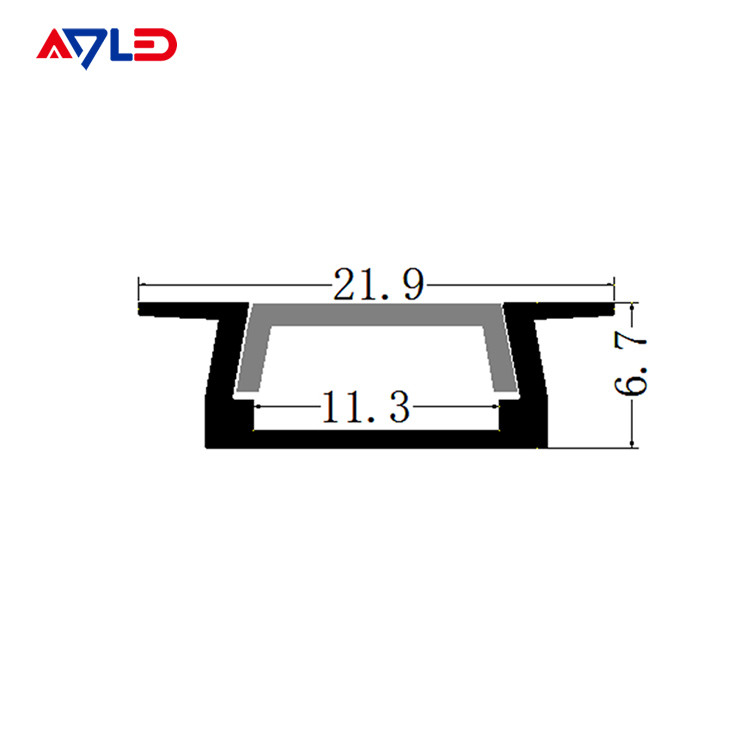 11mm pcs borad 15.8*6.7mm Led Strip Light Aluminium Profile Mudah Instalasi Led Aluminium